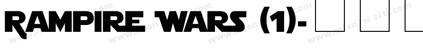Vampire Wars (1)字体转换